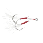 Крючок Assist VMC 7117 TI (олово) №4/0 (2 пары)