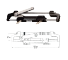 Гидроцилиндр ULTRAFLEX 128 куб.см мод.2 UC128-OBF/2