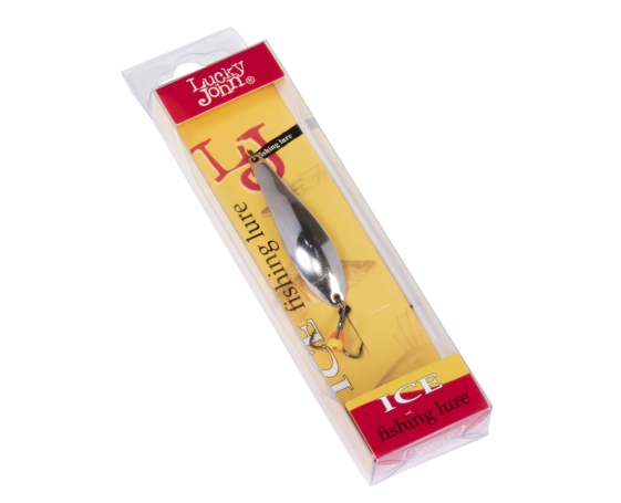 Блесна вертикальная зимняя Lucky John X-BLADE с тр. 3,9г S блистер арт.LJXB45-S