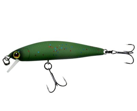 Воблер JACKALL Flat Fly 50S цвет matt glitter olive