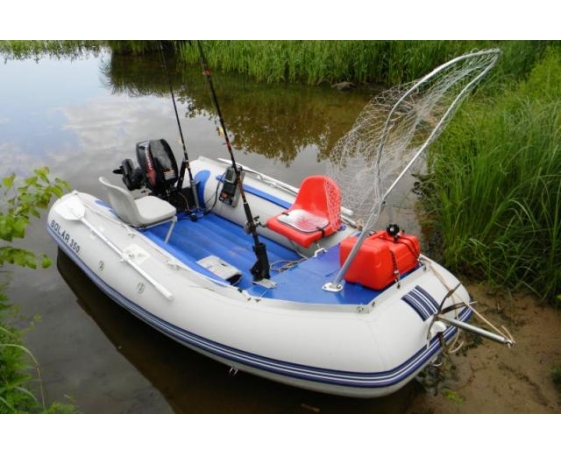 Надувная лодка Solar (Солар)-350 К (Максима) Серый