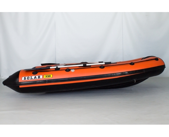 Надувная лодка Solar (Солар) 380 К (Оптима), Оранжевый