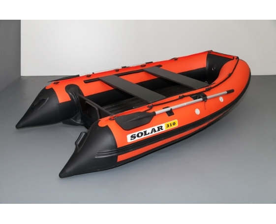 Надувная лодка Солар 310 оранжевый  бу тюнинг