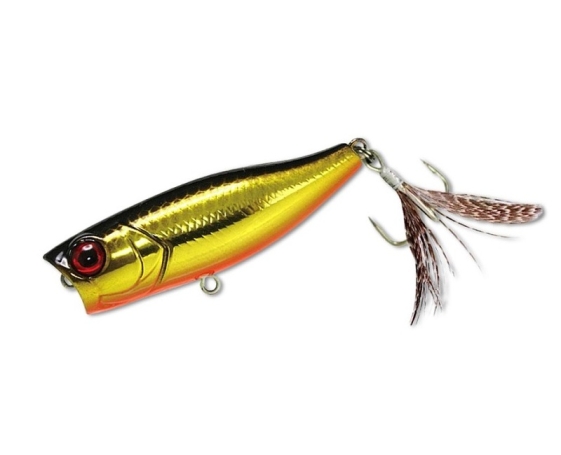 Воблер JACKALL Chubby Popper 42 цвет hl gold & black