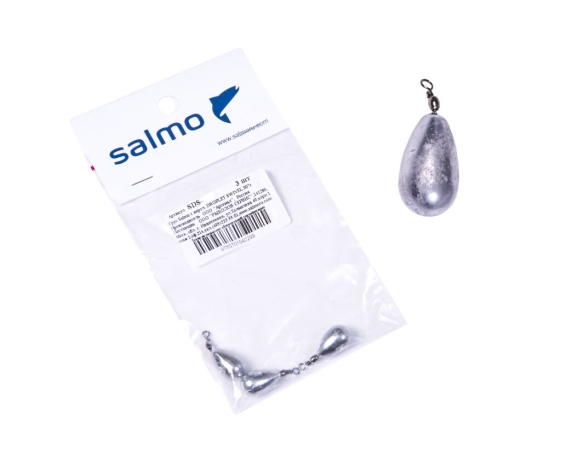 Груза Salmo с вертл. DROPLET SWIVEL 004г 3шт