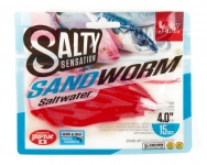 Черви съедобные искусственные LJ Salty Sensation SANDWORM 4.0in (10.16)/F40 15шт.