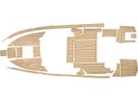 Купить  Комплект палубного покрытия для Hammertone 25 HT, тик классический, с обкладкой, Marine Rocket у официального дилера со скидкой