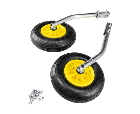 Колеса транцевые для надувной лодки, модульные, D330 мм (комплект)