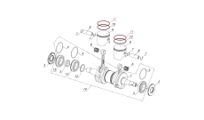 Кольцо поршневое Русская Механика РМЗ-550 (Верхнее) RM-098922