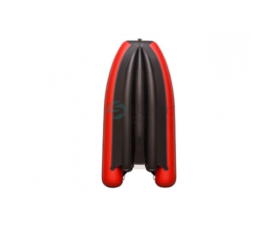 Надувная лодка SibRiver Абакан 420 Jet (красно-черная)