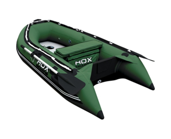 Надувная лодка HDX модель OXYGEN 240 AL, цвет зелёный