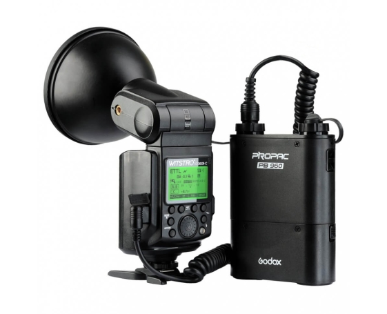 Вспышка накамерная Godox Witstro AD360II-C с батарейным блоком PB960