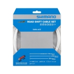Трос+Оплетка переключения Shimano OT-SP41, шоссе, полимерн. покр., 1700мм, бел.