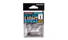 Кольцо заводное DECOY Split Ring Light Class / Size 2 (30lb) Color Red / 20шт/уп