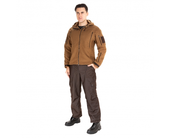 Куртка Huntsman демисезонная Камелот цвет Коричневый ткань Polarfleece Размер: 44-46, Рост: 176 - фото 1