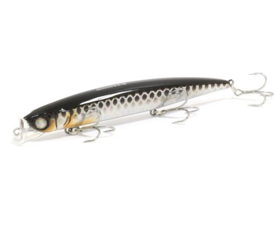Воблер JACKALL Rada Minnow 114 цвет hl silver & black