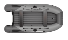 Надувная лодка Фрегат 370 Air (лт, серая)