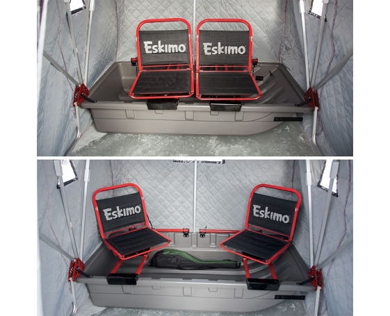 Зимняя палатка на санях Eskimo Grizzly (Fully Insulated & Roto-Molded Tub)