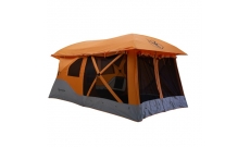 Палатка туристическая с тамбуром автомат GAZELLE T4 PLUS SUNSET ORANGE