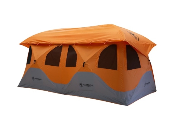 Палатка туристическая 8-ми местная автомат GAZELLE T8 SUNSET ORANGE
