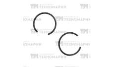Кольцо стопорное поршневого пальца (уп.2 шт.) РМЗ 550/551 RM-081422 Русская Механика