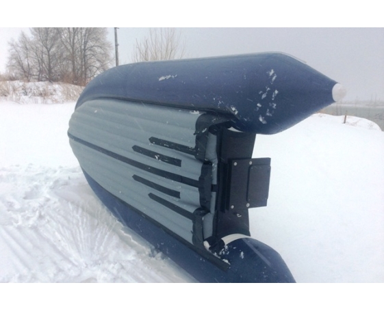 Надувная лодка Солар 450 ПК Jet синий тоннель