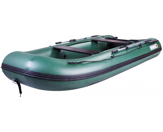 Надувная лодка Yukona (Юкона) 310TSE (AL) -в комплекте с алюминиевым пайлом (зеленая, серая)