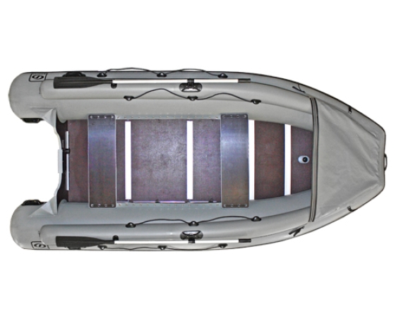 Надувная лодка Фрегат 350 F (ст, серая)