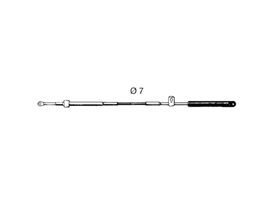 Трос управления ULTRAFLEX C5  9"