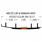 Коньки WOODYS Dooly  для лыж  Arctic Cat (DA4-9975)