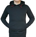 Куртка с капюшоном без молнии W8311-010 Black (S)