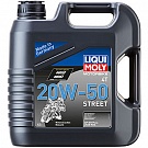 Минеральное моторное масло LIQUI MOLY Motorbike 4T Street 20W-50 4L 1696