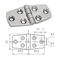 Петля CIM трапецевидная 1-1/2