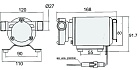 Насос TMC водяной 400GPH, 168x120x97 мм, 12V, в комплекте 6201