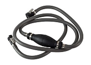 Шланг топливный d9/D15 мм с грушей и переходниками: Yamaha, Tohatsu/Nissan, Mercury